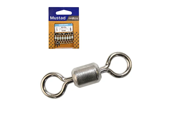 MUSTAD SS ROLLING SWIVEL 1 8DB/CSOMAG Prémium