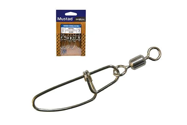 Bestseller MUSTAD SS ROLLING W/ INSURANCE SNAP 6 10DB/CSOMAG