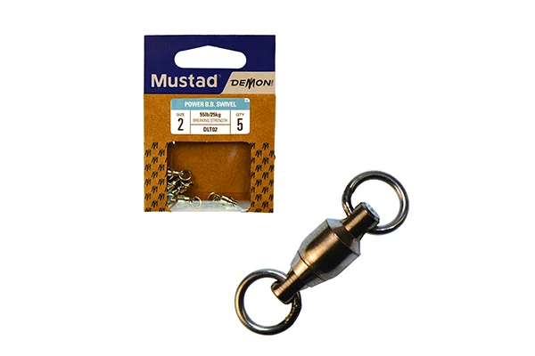 MUSTAD BB SWIVEL W/ WELDED RINGS 2 5DB/CSOMAG Kedvezményes ár