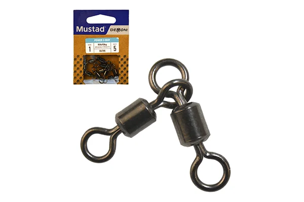 Biztonságos fizetés MUSTAD POWER 3-WAY SWIVEL 1/0 5DB/CSOMAG