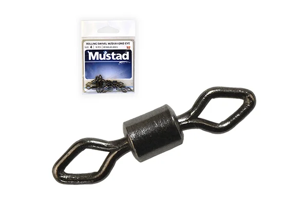 Gyors szállítás MUSTAD ROLLING SWIVEL W/DIAMOND EYE 4 10DB/CSOMAG