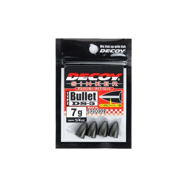 Csak ma DS-5H DECOY SINKER TYPE HEAVY BULLET 36G GUN BLA 2PCS/BAG