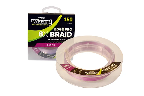 WIZARD EDGE PRO VIOLET 8X 0.20MM BRAID 150M 20,23KG Vedd meg most