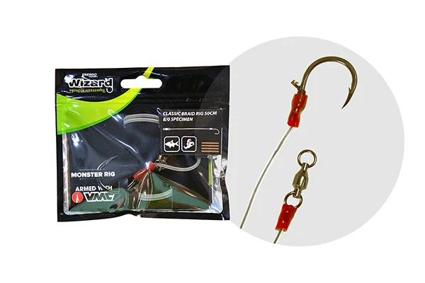 Azonnali szállítás WIZARD MONSTER CLASSIC BRAID RIG 8/0 SPECIMEN
