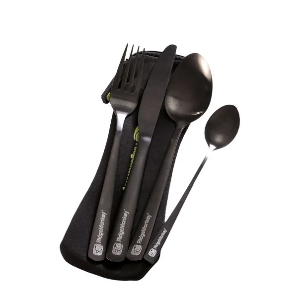 RIDGEMONKEY DLX CUTLERY SET EVŐESZKÖZ KÉSZLET Népszerű