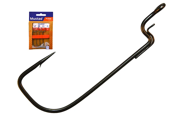 MUSTAD ALPHA-GRIP TAK OFFSET TITANX 5/1 4DB/CS Szuper akció