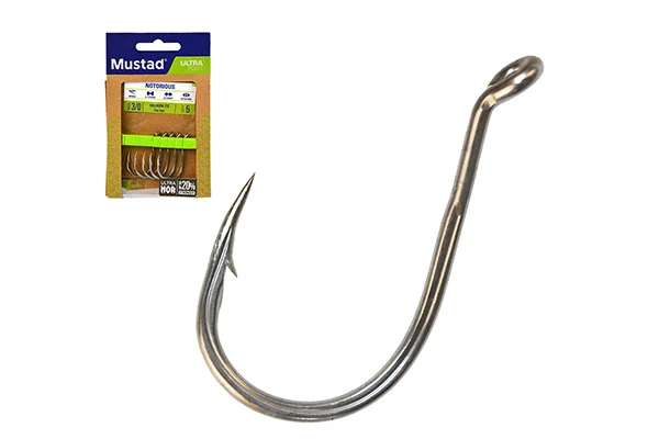 Exkluzív ajánlat MUSTAD NOTORIOUS TITAN STEEL 3/0 5DB/CS