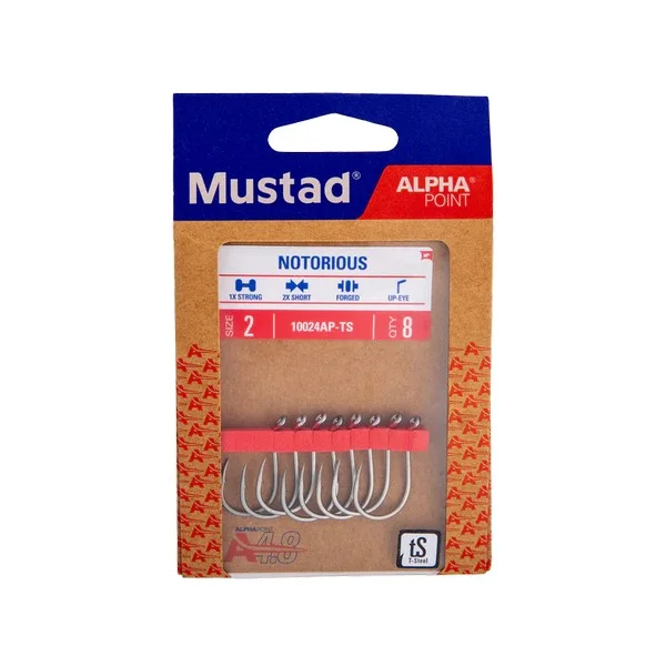 MUSTAD NOTORIOUS, 2/0 7DB/CSOMAG Biztonságos vásárlás