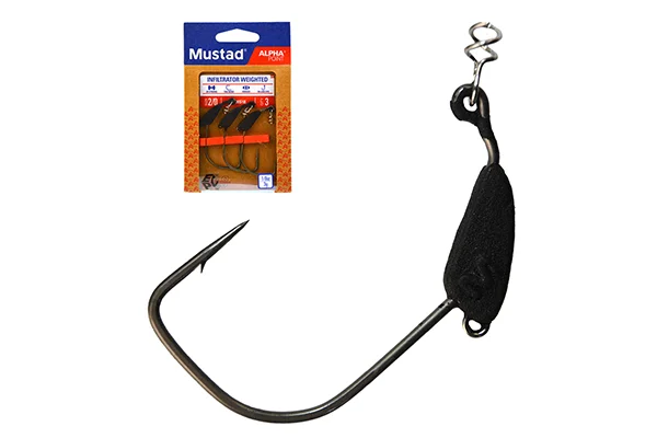 MUSTAD INFILTRATOR WEIGHTED, 4/0, 7G 3DB/CSOMAG Akció