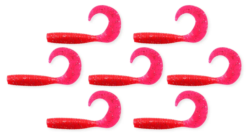 TWISTER 6CM 7DB/CS PIROS FLITTER AKCIÓ -50% Olcsóbb