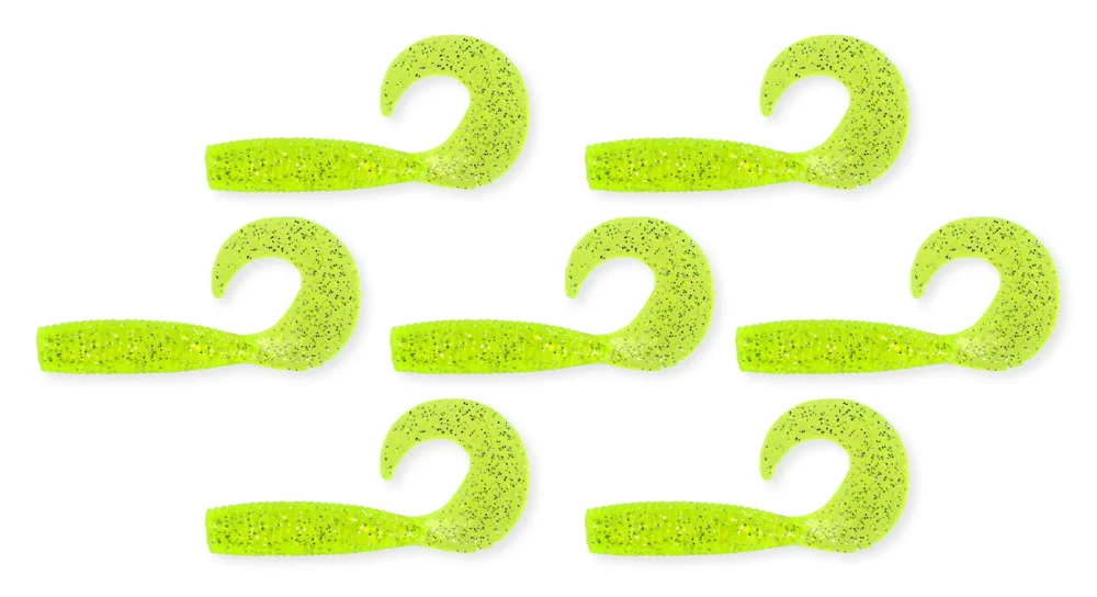 Árcsökkenés TWISTER 6CM 7DB/CS FLUO ZÖLD FLITTER AKCIÓ -50%
