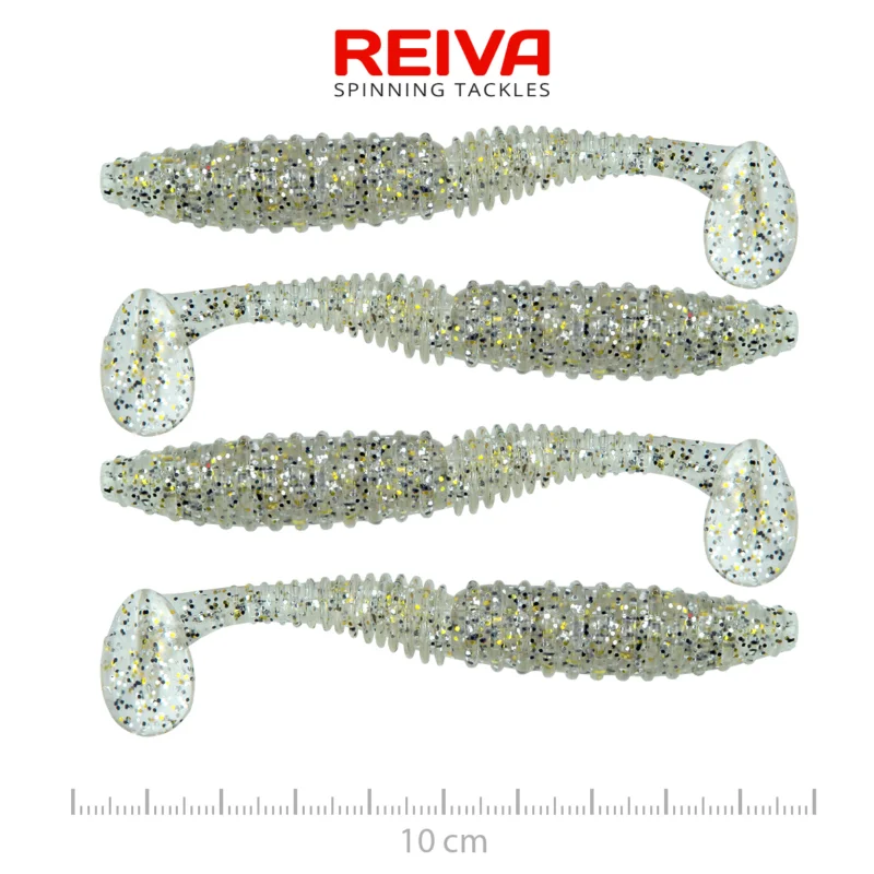 ZANDER POWER SHAD 10CM 4DB/CS (SALT AND PEPPER) Kiárusítás