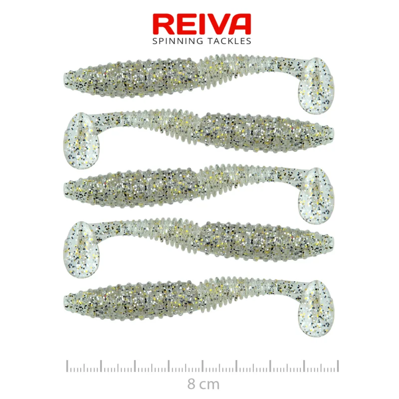 ZANDER POWER SHAD 8CM 5DB/CS (SALT AND PEPPER) Outlet