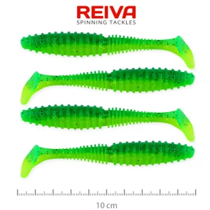 ZANDER POWER SHAD 10CM 4DB/CS (POISON GREEN) Ne maradj le