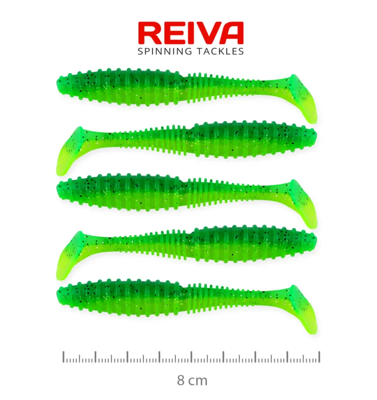 ZANDER POWER SHAD 8CM 5DB/CS (POISON GREEN) Akciós ár