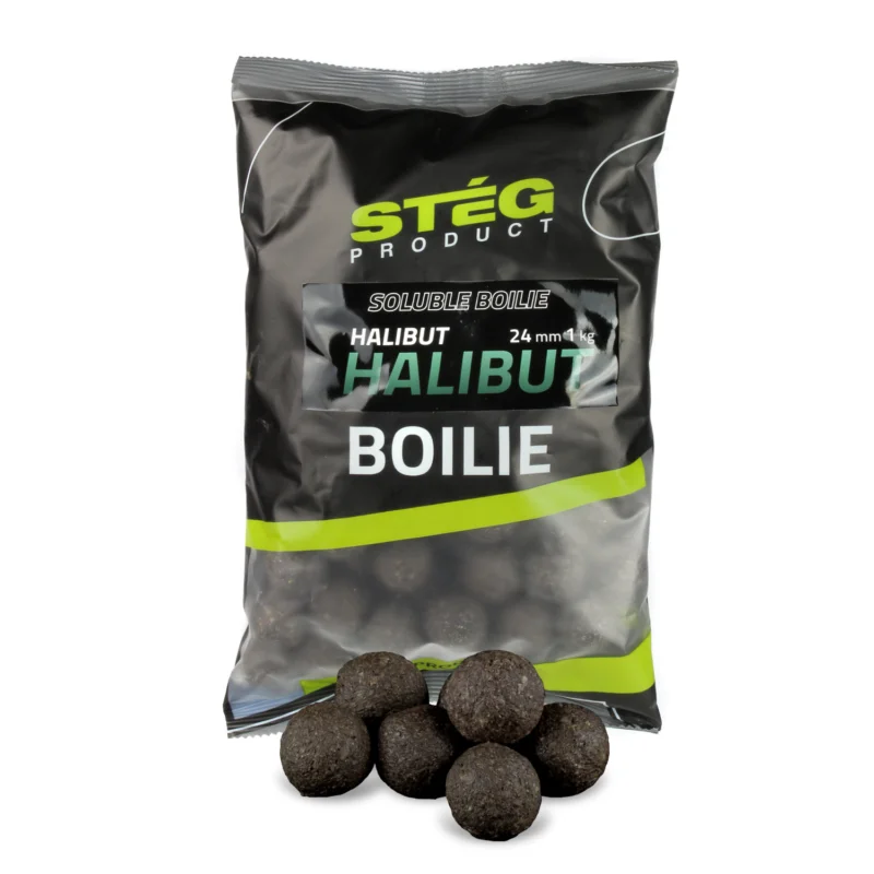 Azonnal elérhető SOLUBLE BOILIE 24 MM HALIBUT 1 KG