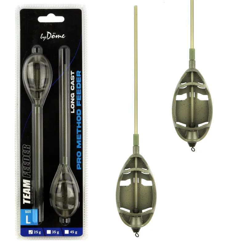 Expressz kézbesítés BY DÖME TEAM FEEDER LONG CAST PRO METHOD FEEDER KOSÁR L 25 G 2DB/CS