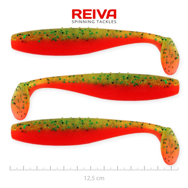 Vedd meg online FLAT MINNOW SHAD 12,5CM 3DB/CS (CRAZY TOMATO)