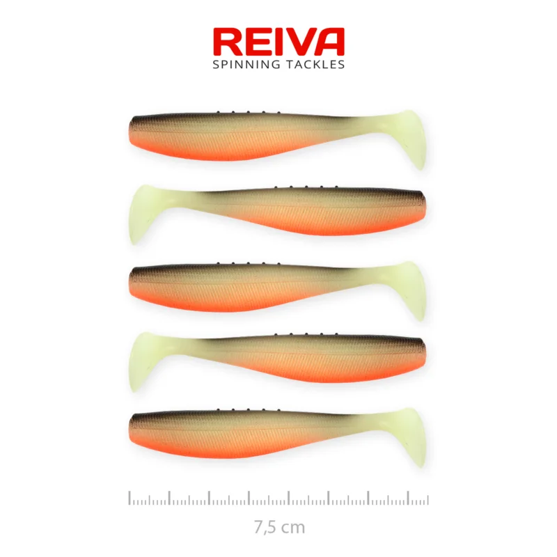 FLAT MINNOW SHAD 7,5CM 5DB/CS (UV ROACH) Azonnal elérhető