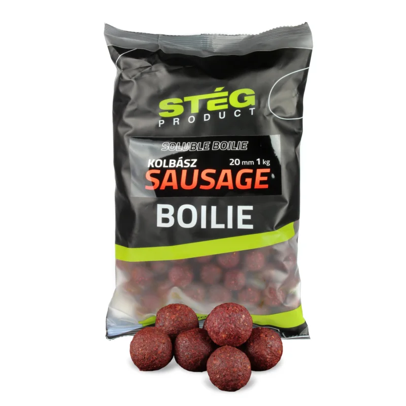 STÉG SOLUBLE BOILIE 20MM 1KG SAUSAGE Vedd meg most