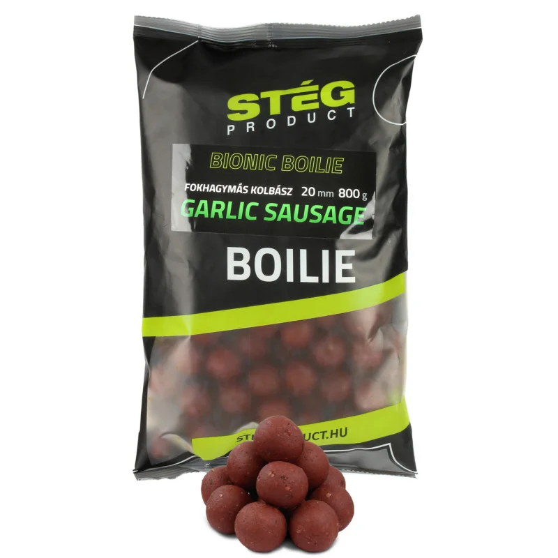 STÉG BIONIC BOILIES 20MM 800G GARLIC SAUSAGE Szuper ajánlat
