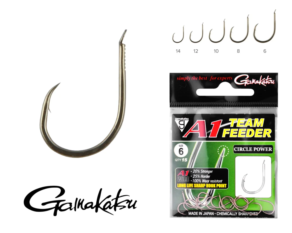 Gyors kiszállítás A1 TEAM FEEDER CIRCLE POWER 8-AS 15DB/CS AKCIÓ -20%