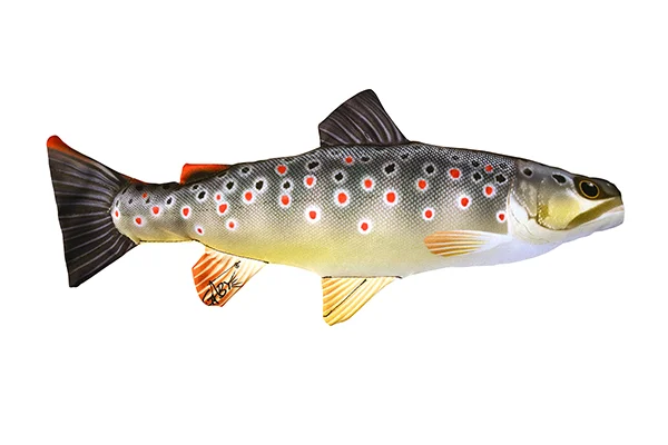 HALASPÁRNA MINI BARNA PISZTRÁNG 35 CM Exkluzív ajánlat
