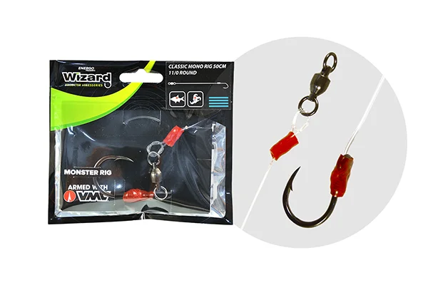 WIZARD MONSTER CLASSIC MONO RIG 11/0 ROUND Szezonális akció