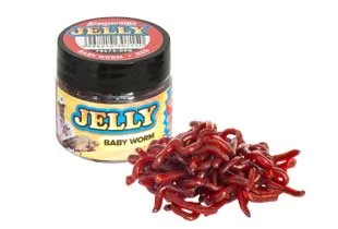 Exkluzív ajánlat BENZAR JELLY BAITS BABY WORM PIROS