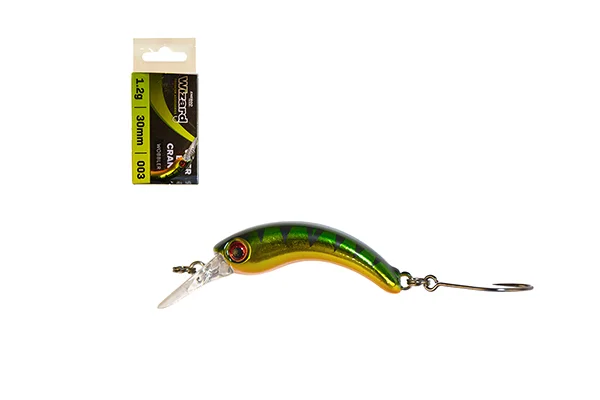 Bestseller WIZARD VIPER BUG CRANK WOBBLER 1,2G 003 3 CM
