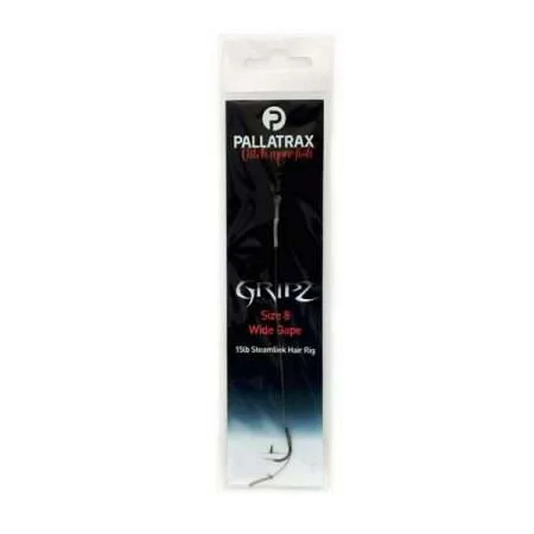Népszerű PALLATRAX GRIPZ WIDE GAPE HAIR RIGS SIZE 6 25LB STEAMLINK