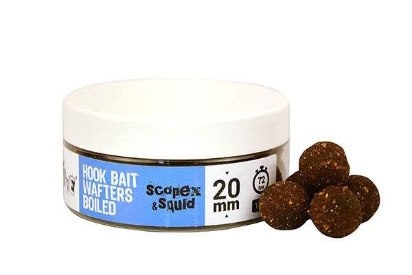 Végkiárusítás THE BIG ONE HOOK BAIT WAFTERS BOILIE SCOPEX SQUID 20MM 150 GR