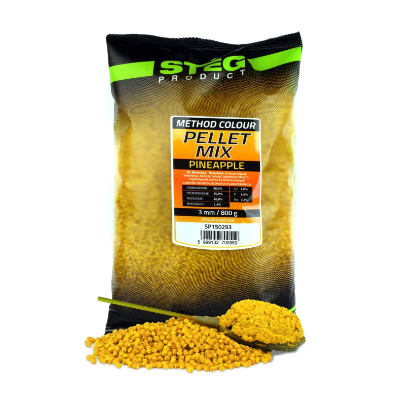 STÉG PELLET MIX 3MM 800G PINEAPPLE Biztonságos vásárlás