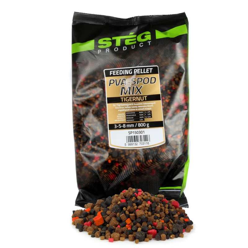 Expressz kézbesítés STÉG PVA-SPOD MIX 3-5-8MM 800G TIGERNUT