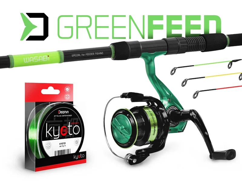 DELPHIN GREENFEED FEEDER SZETT 360CM/100G + 4T + 0,261MM Olcsóbb