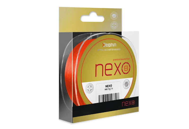 Különleges ajánlat DELPHIN NEXO 8 / FLUO NARANCSSZÍNŰ 0,20MM 14,5KG 130M