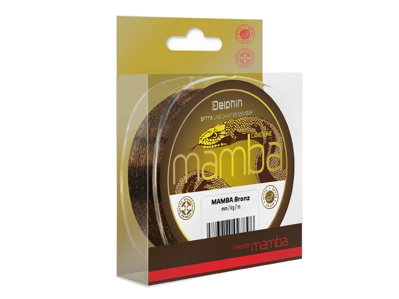 Biztonságos vásárlás DELPHIN MAMBA FEEDER / BRONZ 0,16MM 2,5KG 200M