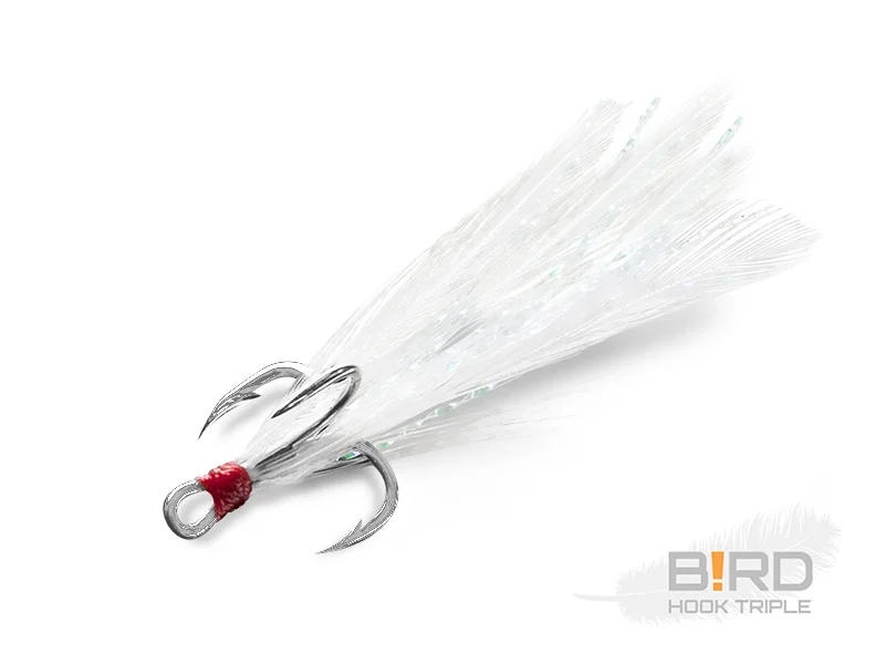 Akció DELPHIN B!RD HOOK TRIPLE / 3DB FEHÉR TOLLAK 8