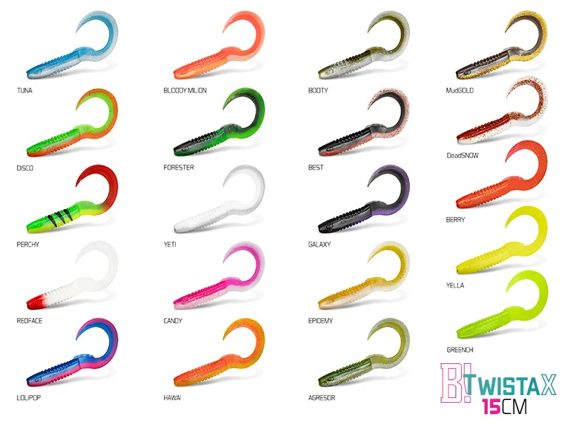 GUMIHAL DELPHIN TWISTAX EELTAIL UVS / 5DB 15CM/BEST Különleges ajánlat