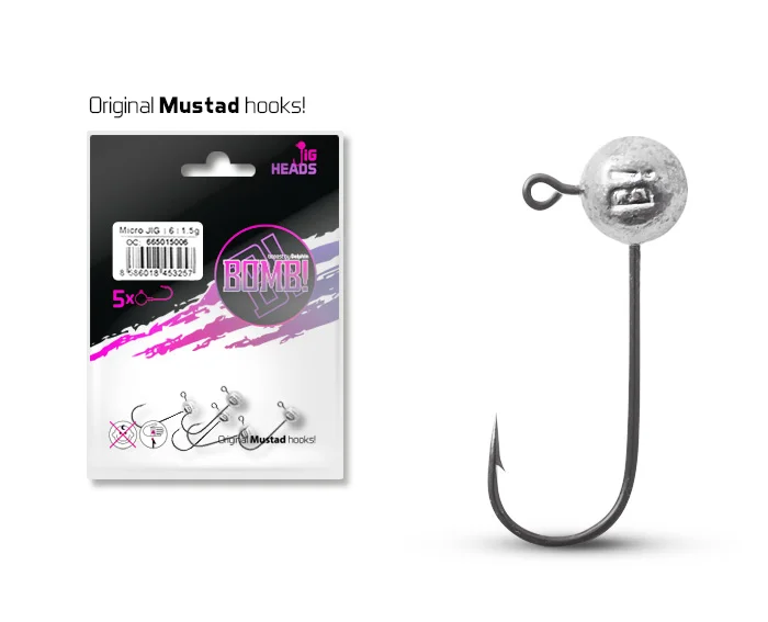 Rendeld meg most MICRO JIG FEJ DELPHIN BOMB! / 5DB 10G-1/0