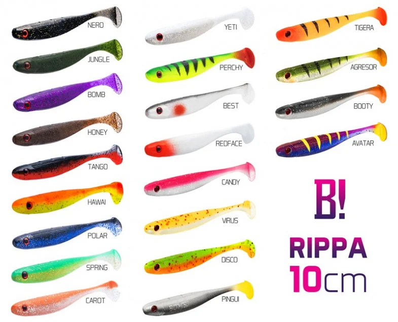 Expressz kézbesítés BOMB! GUMIHAL RIPPA / 5DB 10CM/YETI