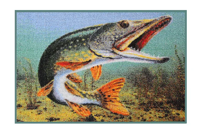 Gyors szállítás SZŐNYEG 3D CSUKA 60X40CM