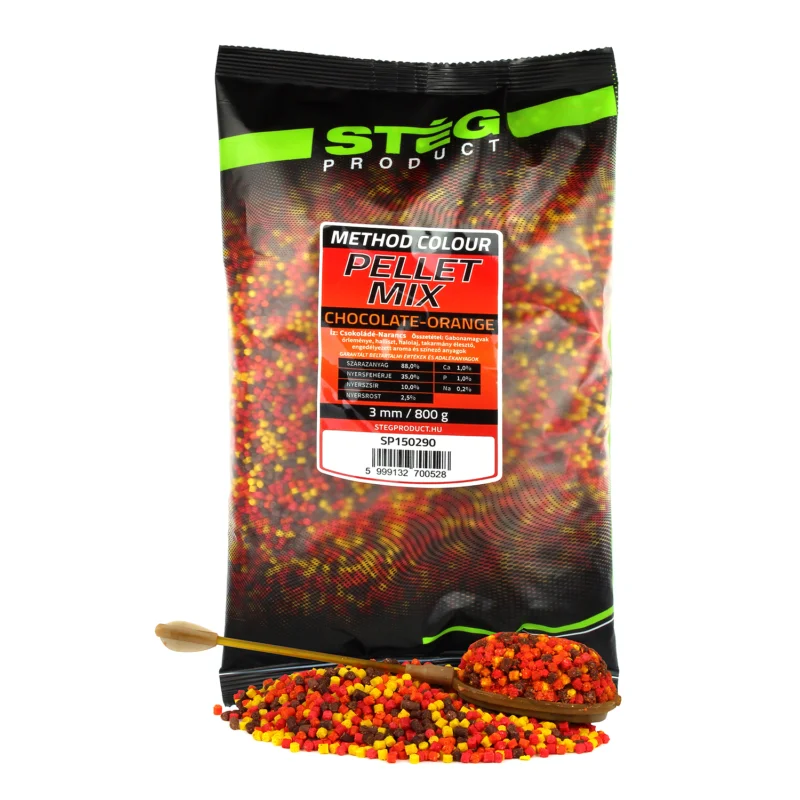 STÉG PELLET MIX 3MM 800G CHOCOLATE-ORANGE Nézd meg most
