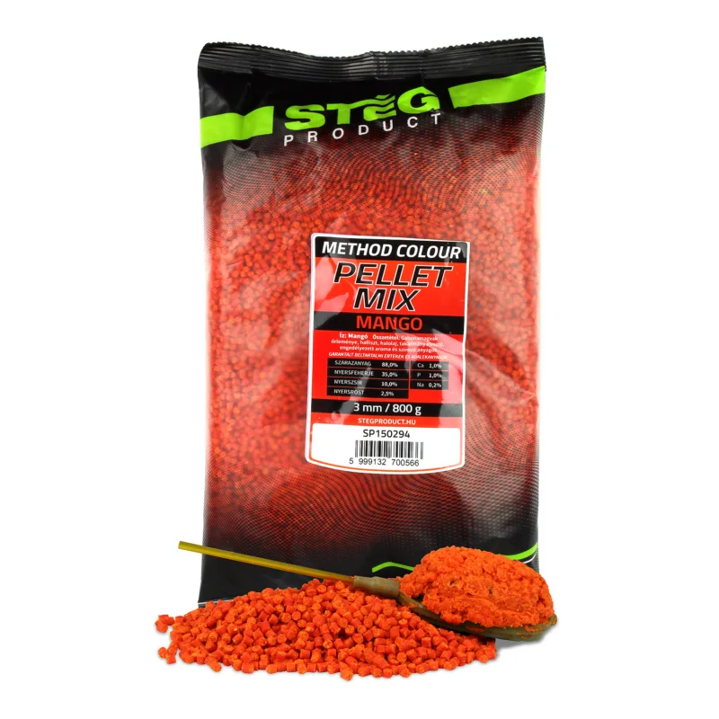 STÉG PELLET MIX 3MM 800G MANGO Szuper akció