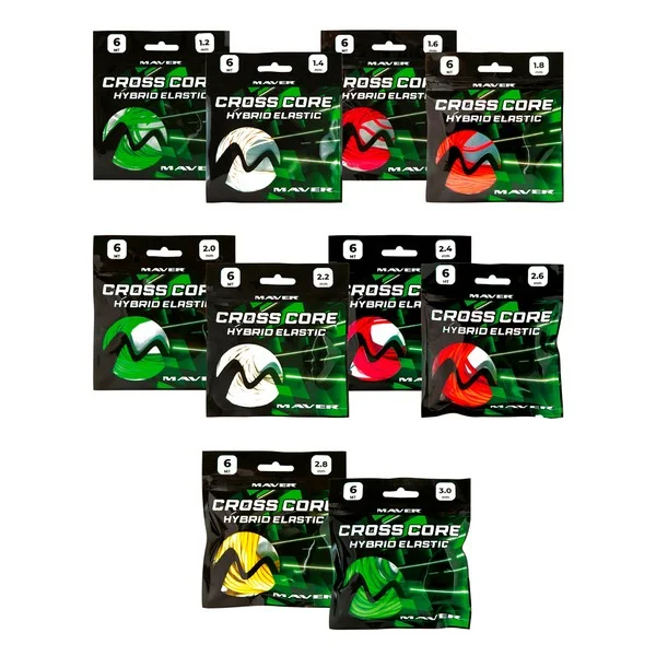 Kiárusítás MAVER CROSS CORE HYBRID ELASTIC SIZE 2.4MM 6M RAKÓS GUMI