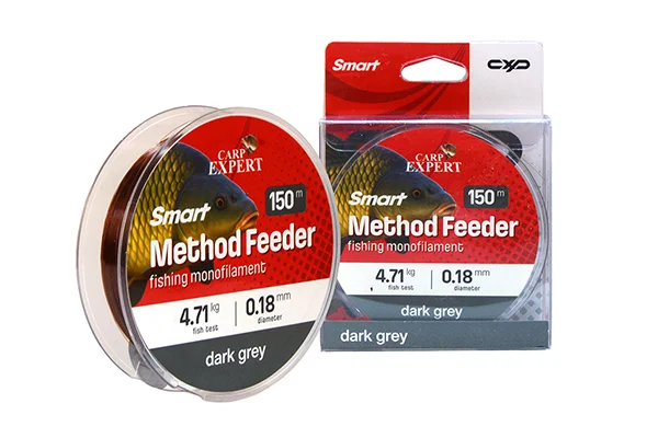 Nézd meg most CARP EXPERT SMART METHOD FEEDER 0,18MM 150M DARK GREY 4,71KG