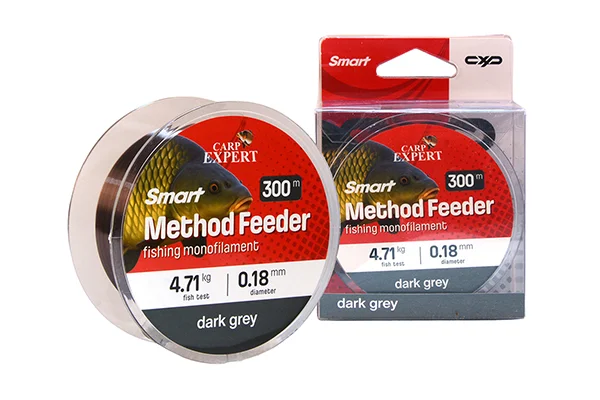 CARP EXPERT SMART METHOD FEEDER 0,18MM 300M DARK GREY 4,71KG Végkiárusítás