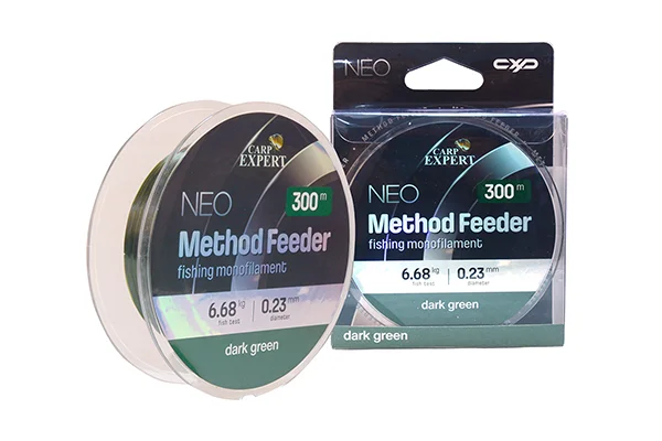 CARP EXPERT NEO METHOD FEEDER 0,23MM 300MDOUBLE DARK GREEN 6,68KG Árcsökkenés