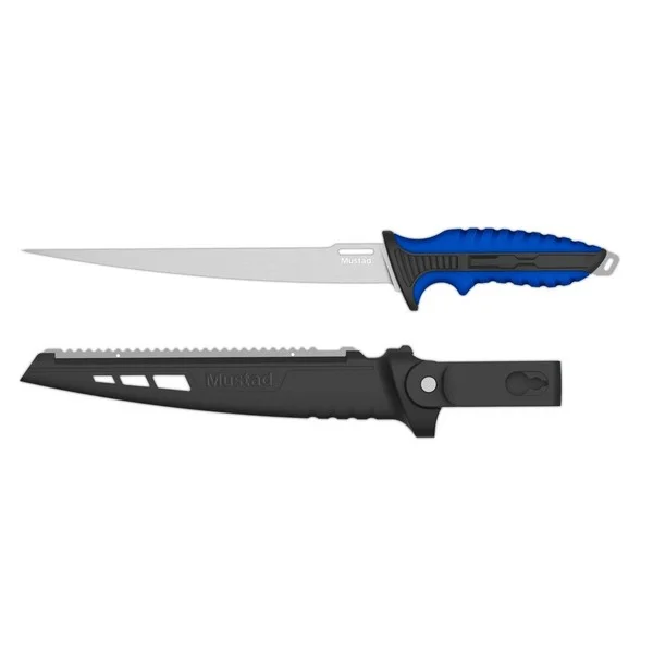 Ajánlat MUSTAD 9" 4116 STAINLESS STEEL FILLET KNIFE - POLISED BLADE FINISH BLUE