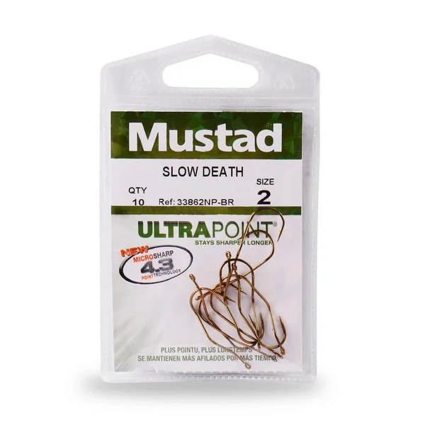 Kihagyhatatlan ajánlat MUSTAD ABERDEEN SLOW DEATH HOOK BR 1 10DB/CSOMAG